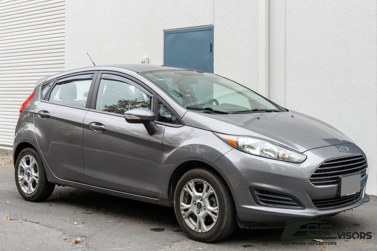 2011-19 Ford Fiesta Hatchback Window Visors Wind Deflectors Rain Guards