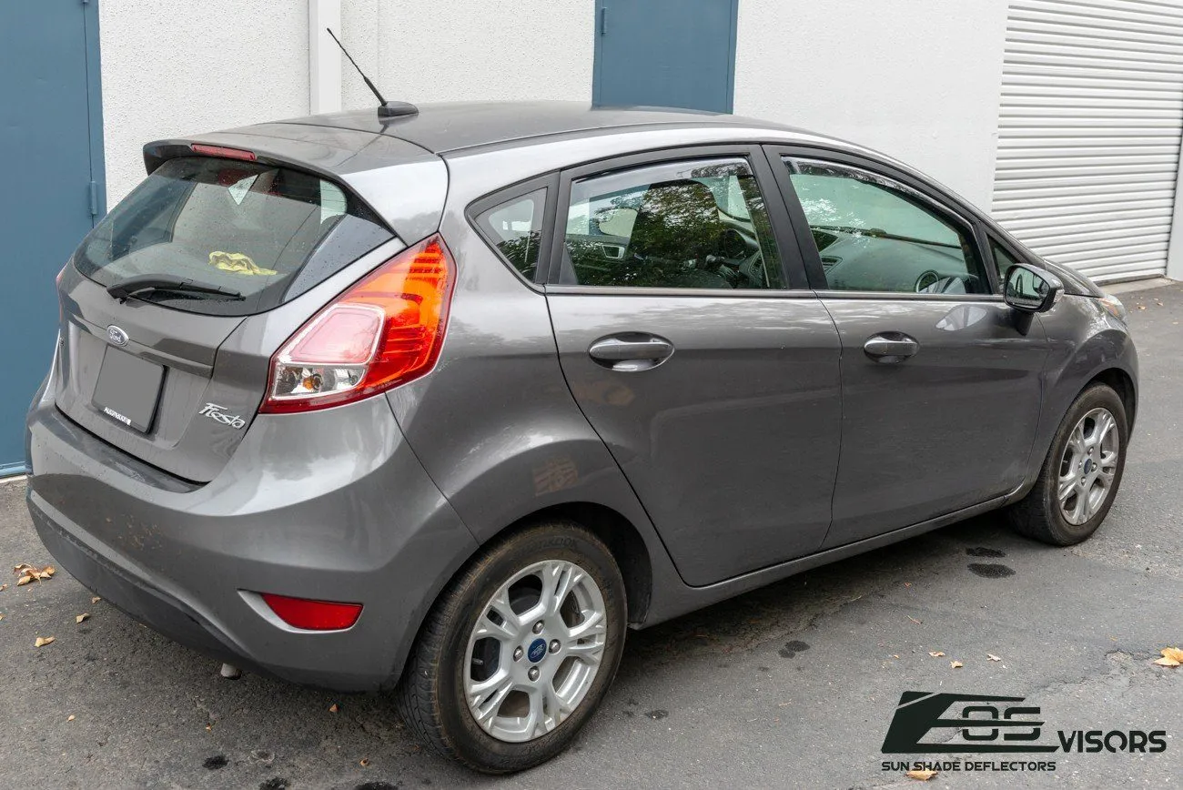 2011-19 Ford Fiesta Hatchback Window Visors Wind Deflectors Rain Guards