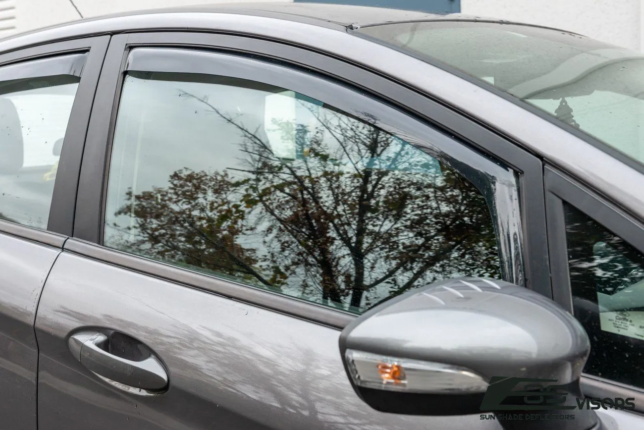 2011-19 Ford Fiesta Hatchback Window Visors Wind Deflectors Rain Guards