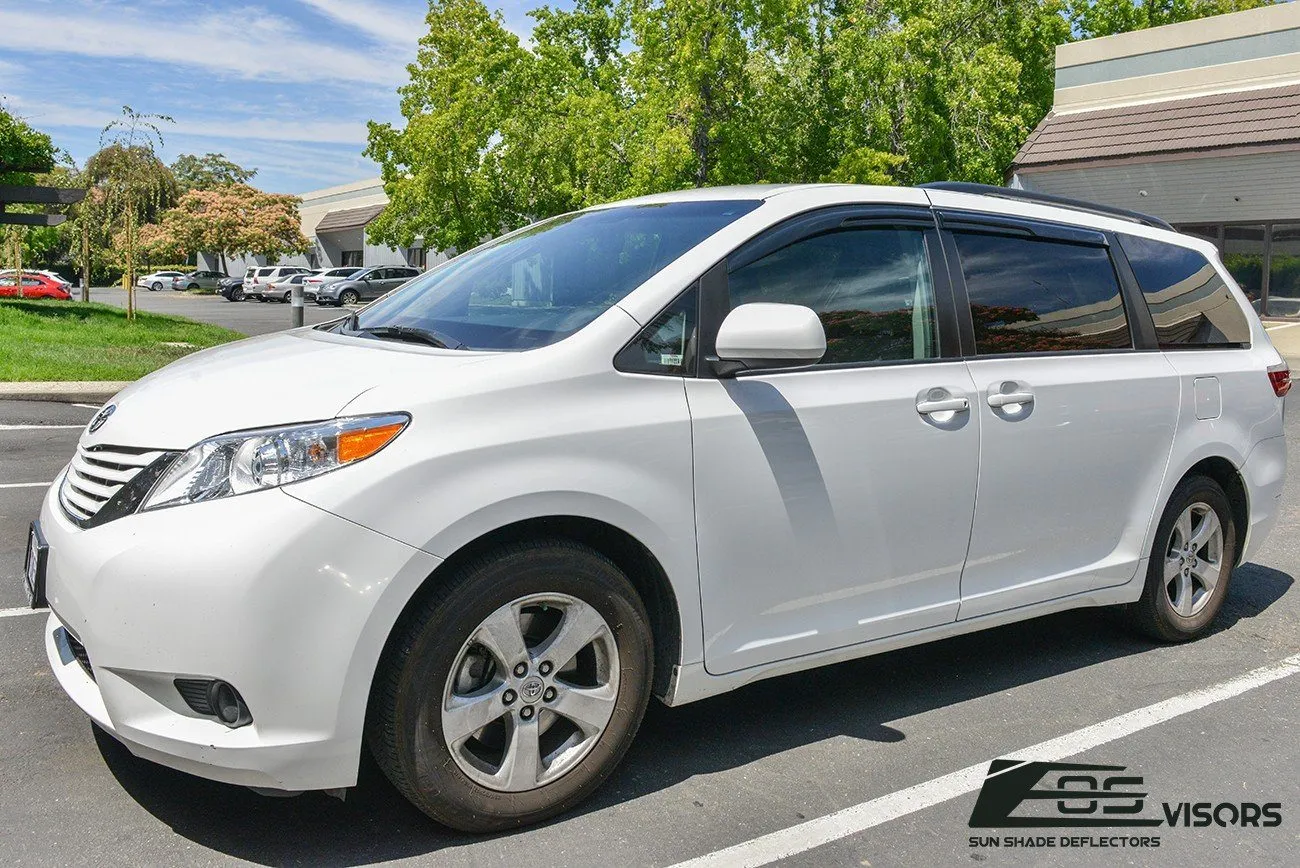 2011-20 Toyota Sienna Window Visors Wind Deflectors Rain Guards
