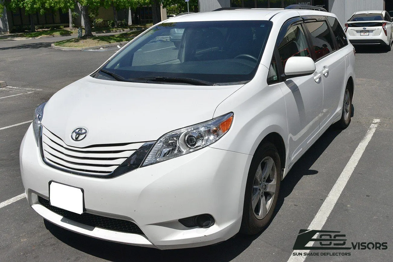 2011-20 Toyota Sienna Window Visors Wind Deflectors Rain Guards