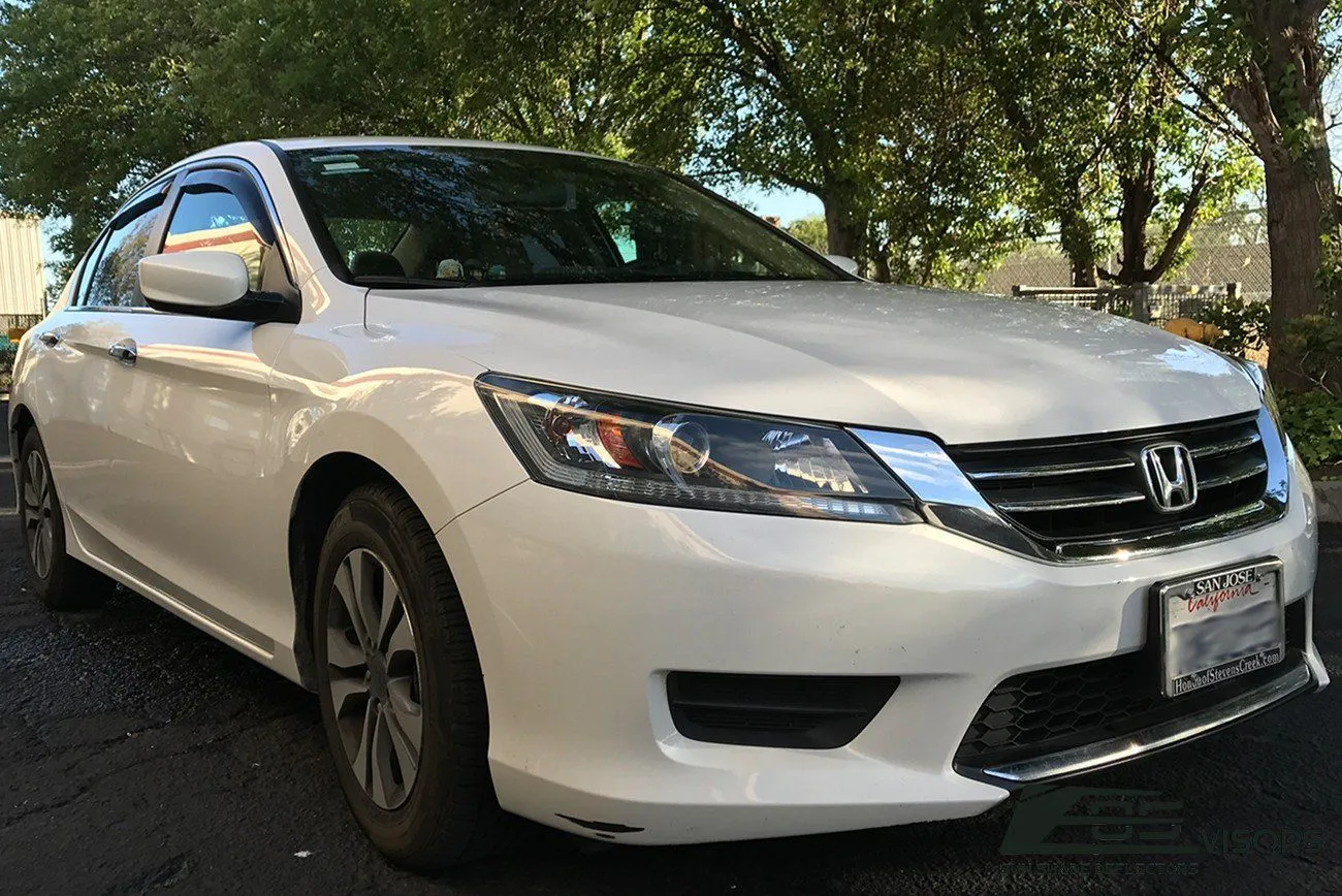 2013-17 Honda Accord Sedan In-Channel Window Visors Wind Deflectors Rain Guards