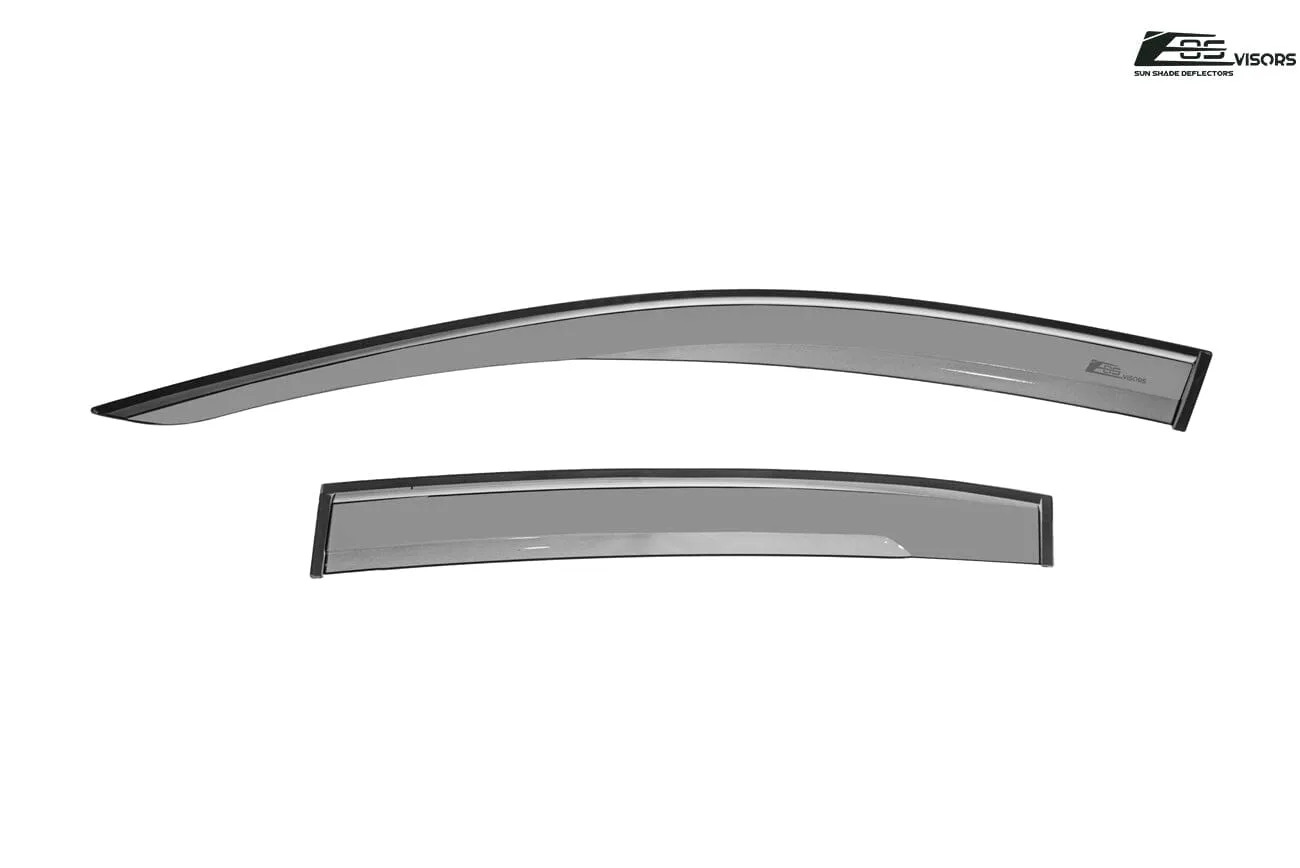2015-20 Acura TLX JDM Style Window Visors Wind Deflectors Rain Guards Vents