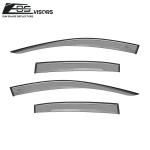2015-20 Acura TLX JDM Style Window Visors Wind Deflectors Rain Guards Vents