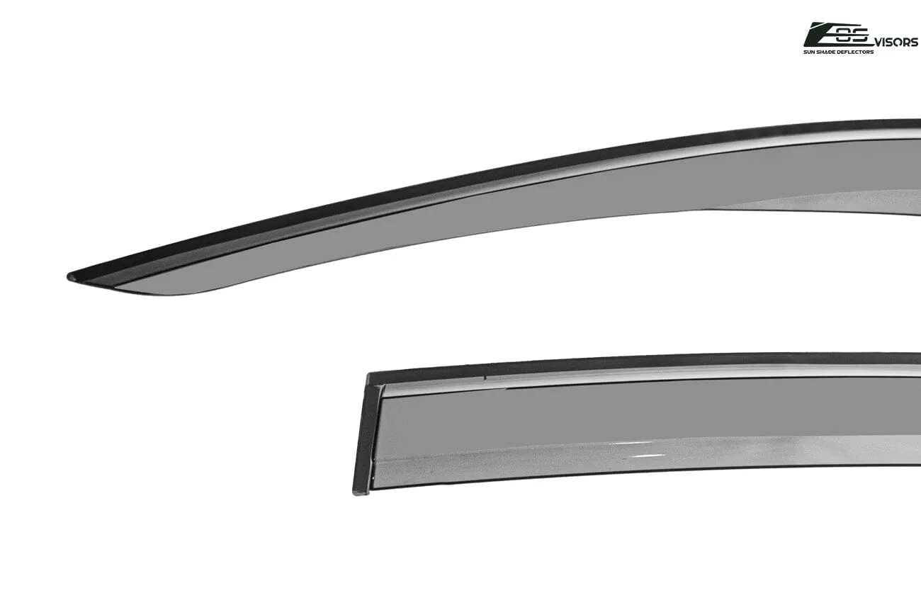2015-20 Acura TLX JDM Style Window Visors Wind Deflectors Rain Guards Vents