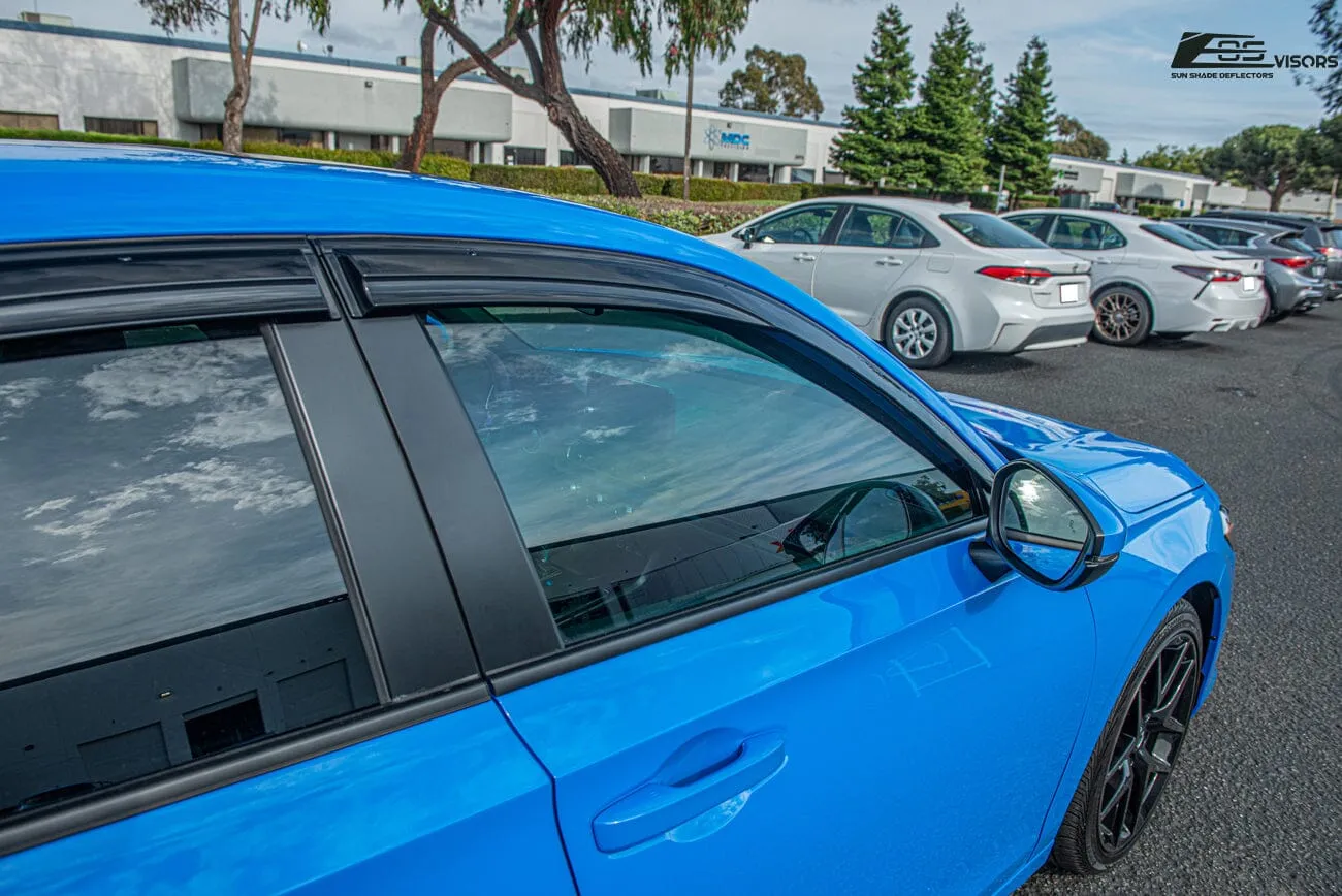 2022-Up Honda Civic Acura Integra | JDM Clip-On Side Vent Window Visors Rain Guard