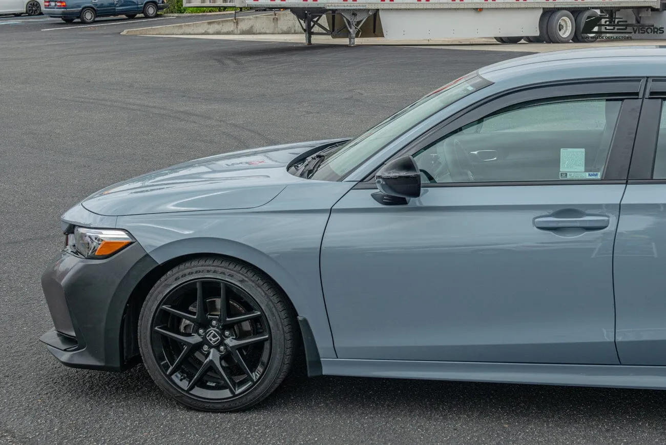 2022-Up Honda Civic Acura Integra | JDM Style Tape-On Window Visors Wind Deflectors Rain Guards