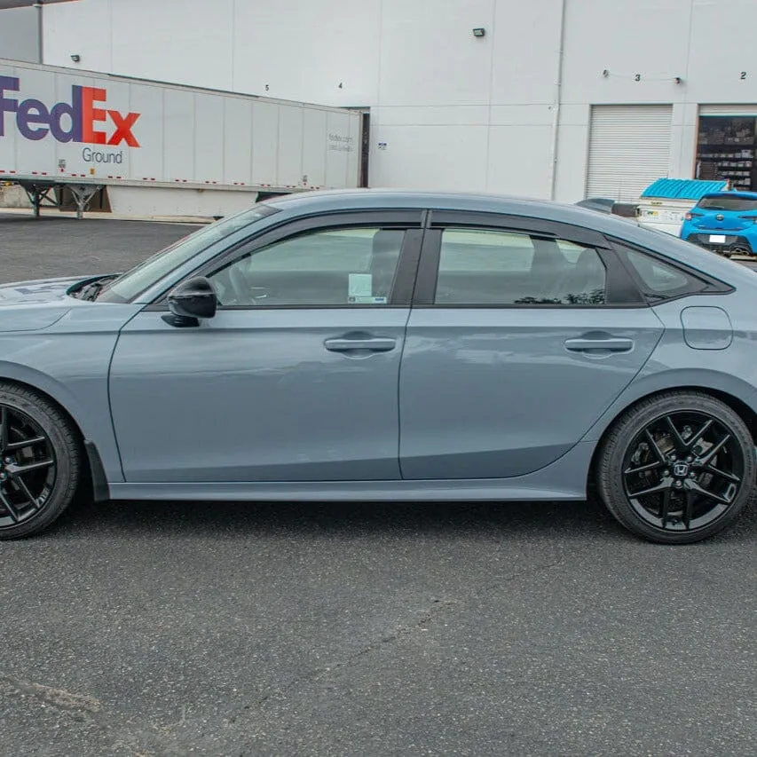 2022-Up Honda Civic Acura Integra | JDM Style Tape-On Window Visors Wind Deflectors Rain Guards