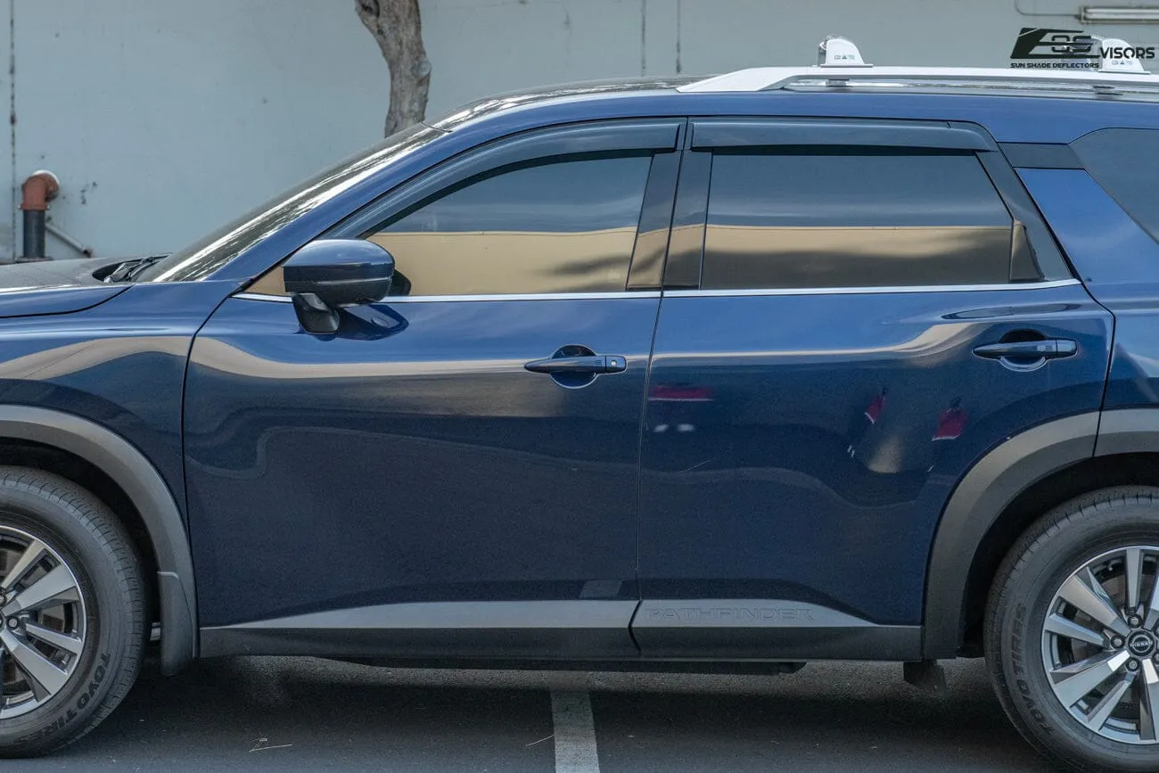 2022-Up Nissan Pathfinder Window Visors Wind Deflectors Rain Guards