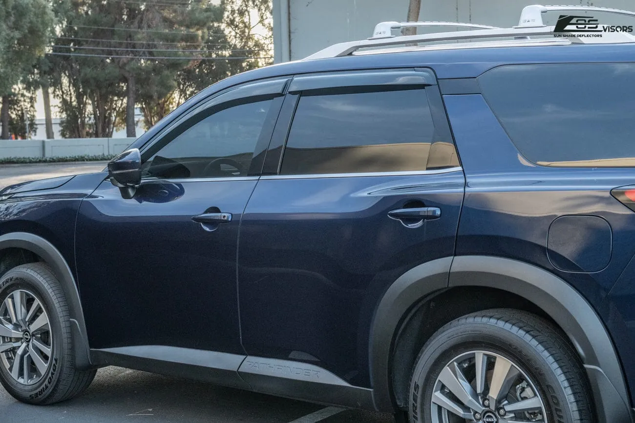 2022-Up Nissan Pathfinder Window Visors Wind Deflectors Rain Guards