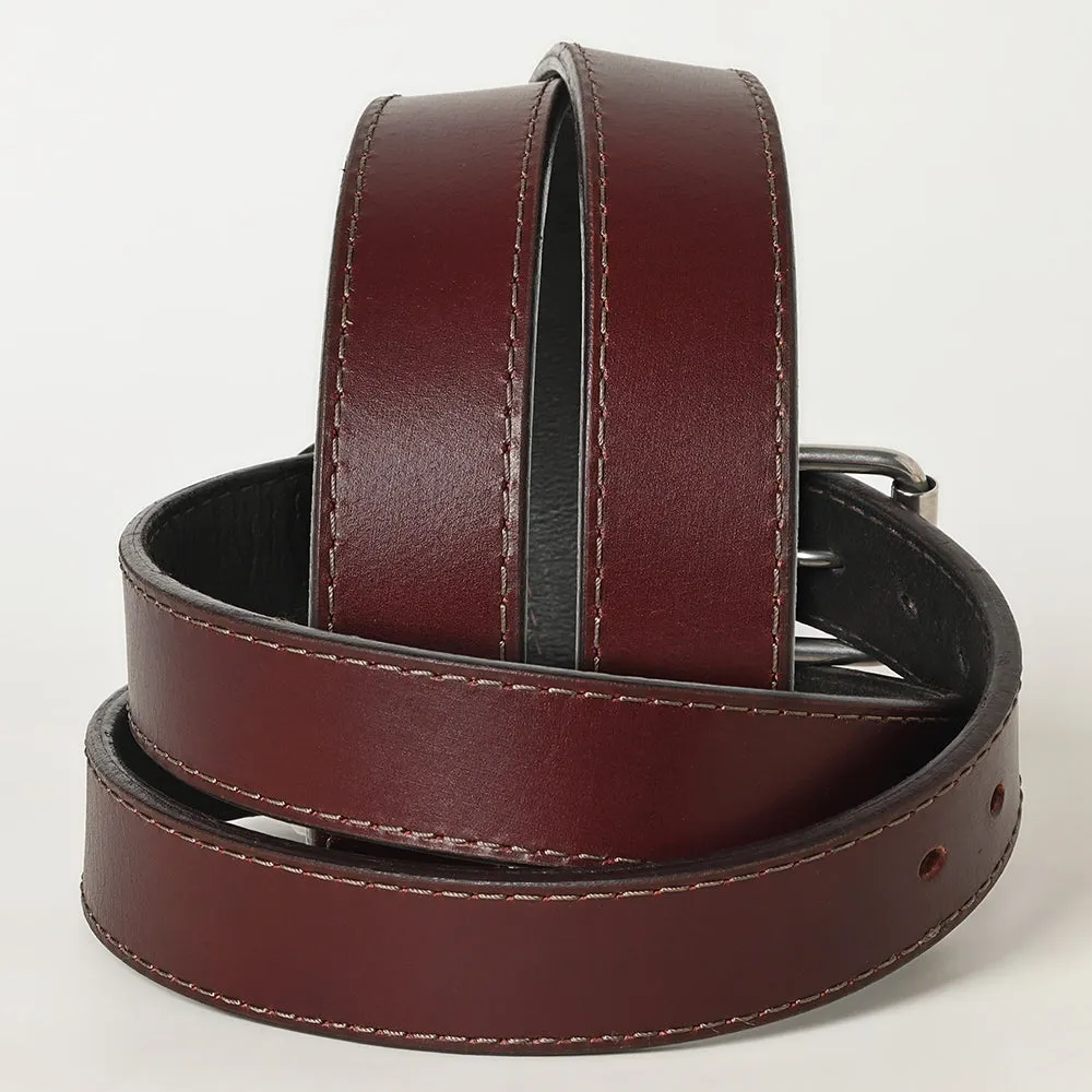 American Tanner Western Grain Leather Unisex Holster Belt Men Women Brown