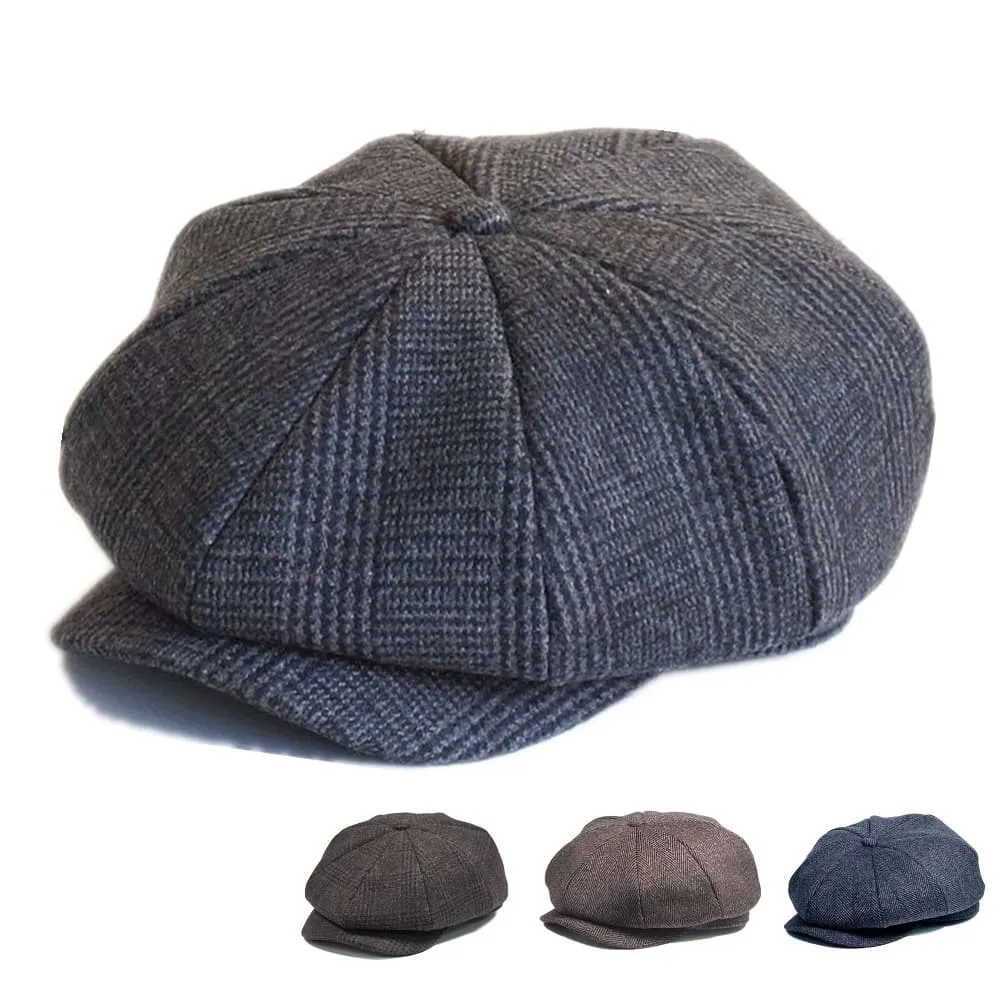 Baslow Wool Newsboy Cap