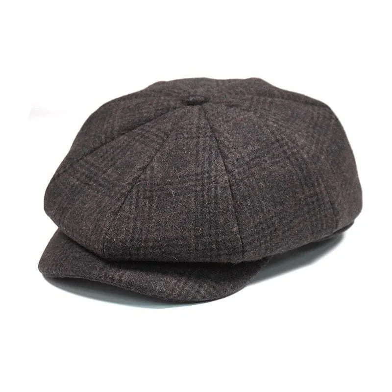 Baslow Wool Newsboy Cap