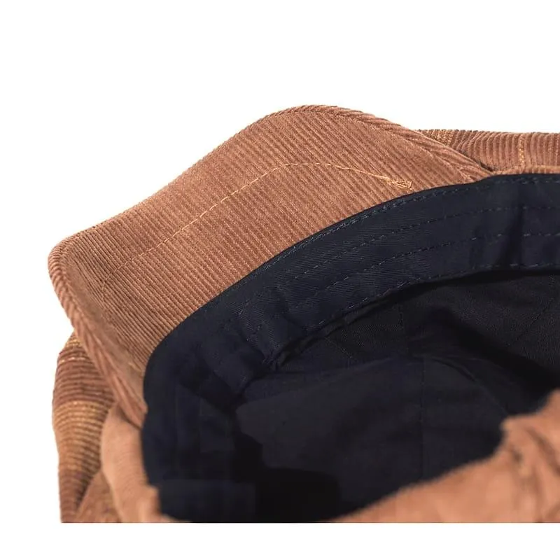 Beynac Plaid Corduroy Newsboy Cap