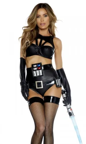 Black - The Darqueside 5-Piece Sexy Movie Character Costume -