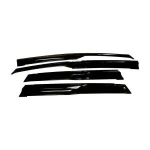 Blox Racing 06-11 Fit / Jazz Door Sun Visors MU Type Smoked Acrylic 4pcs - BXPP-26102