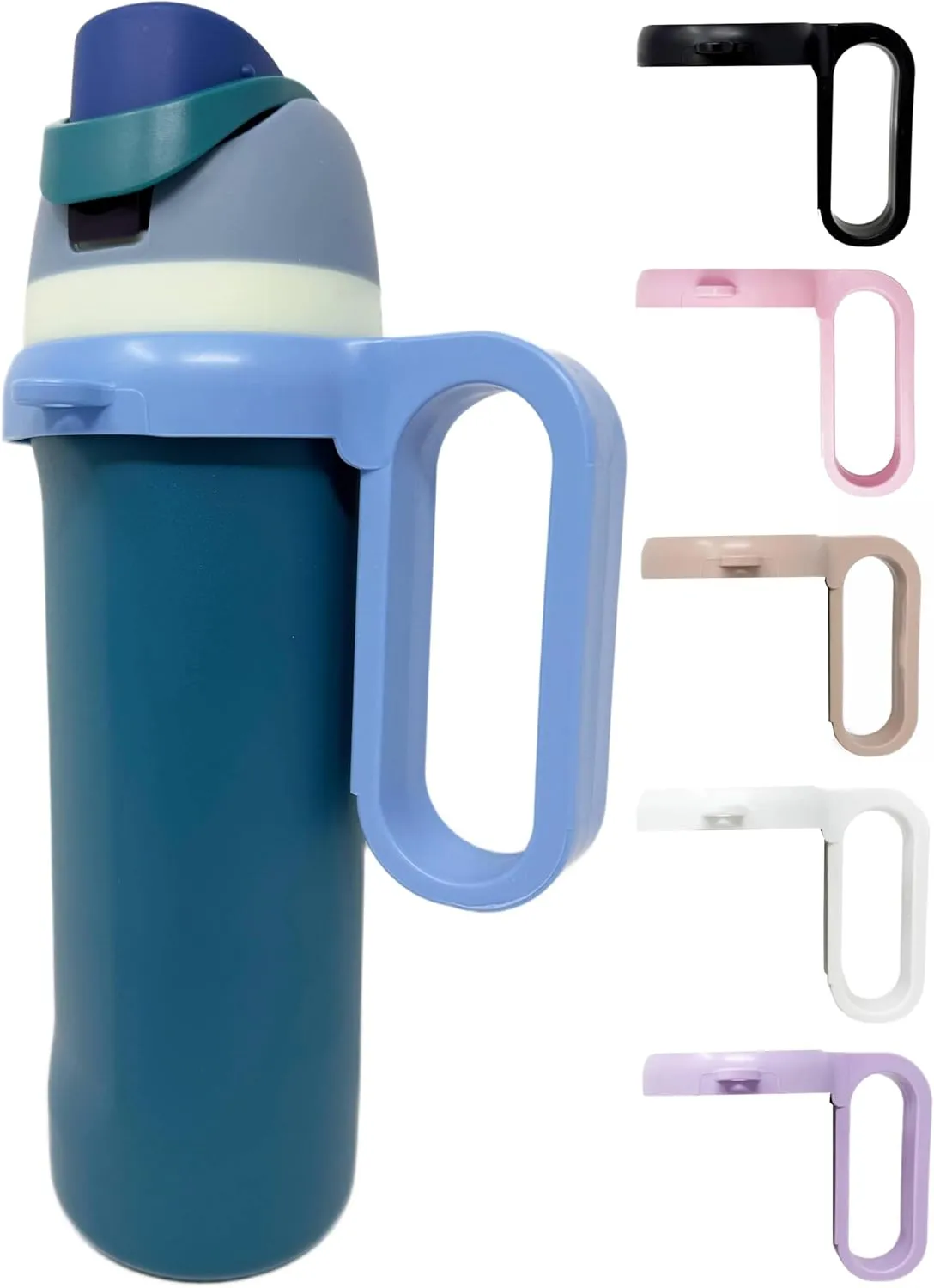Bottle Handle for Owala FreeSip 24oz 32oz 40oz  Strong Plastic Water Bottle Holder, Durable Easy Carry Accessory for Running, Jogging, Gym, Hiking, and Drinking While Driving & More
