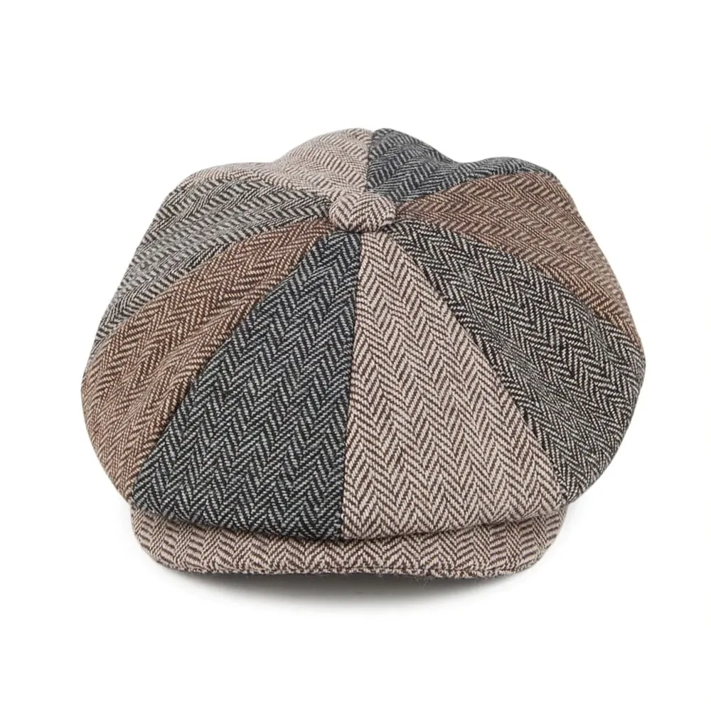 Burbage Herringbone Newsboy Cap
