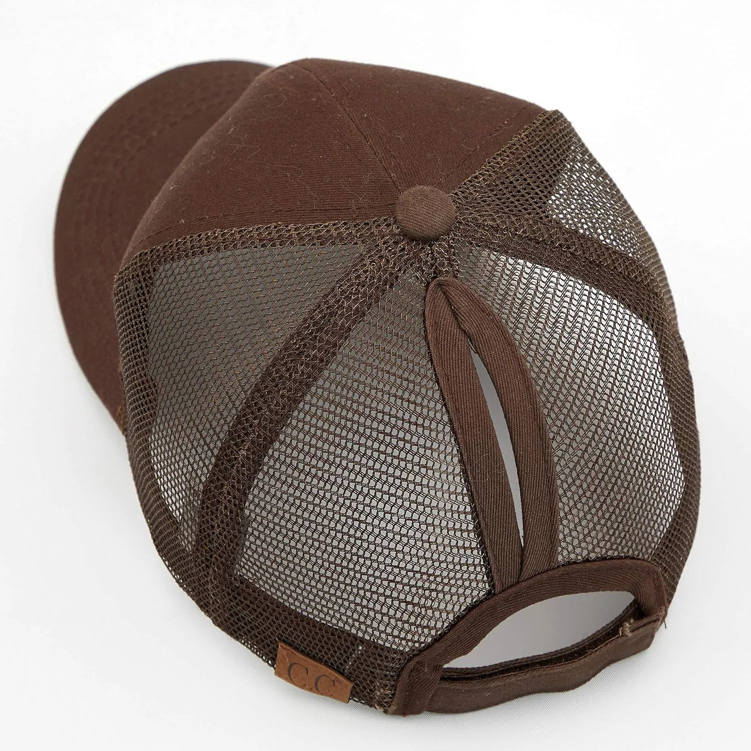 C.C Hatsandscarf Ponytail caps Messy Buns Trucker Plain Baseball Cap (BT-6)