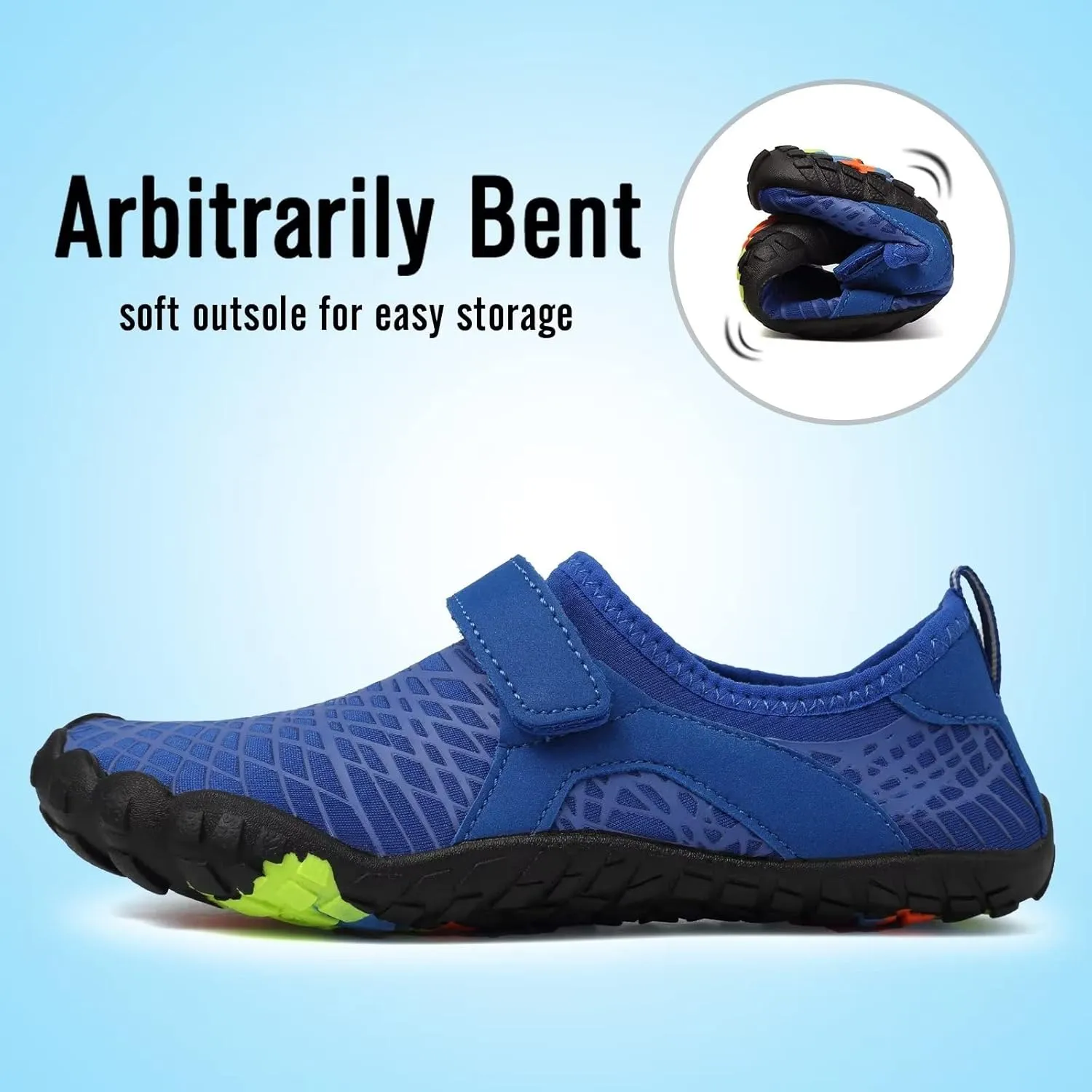 CIOR Kids Water Shoes Boys & Girls Lightweight Sport Shoes Aqua Athletic (Toddler/Little Kid/Big Kid)