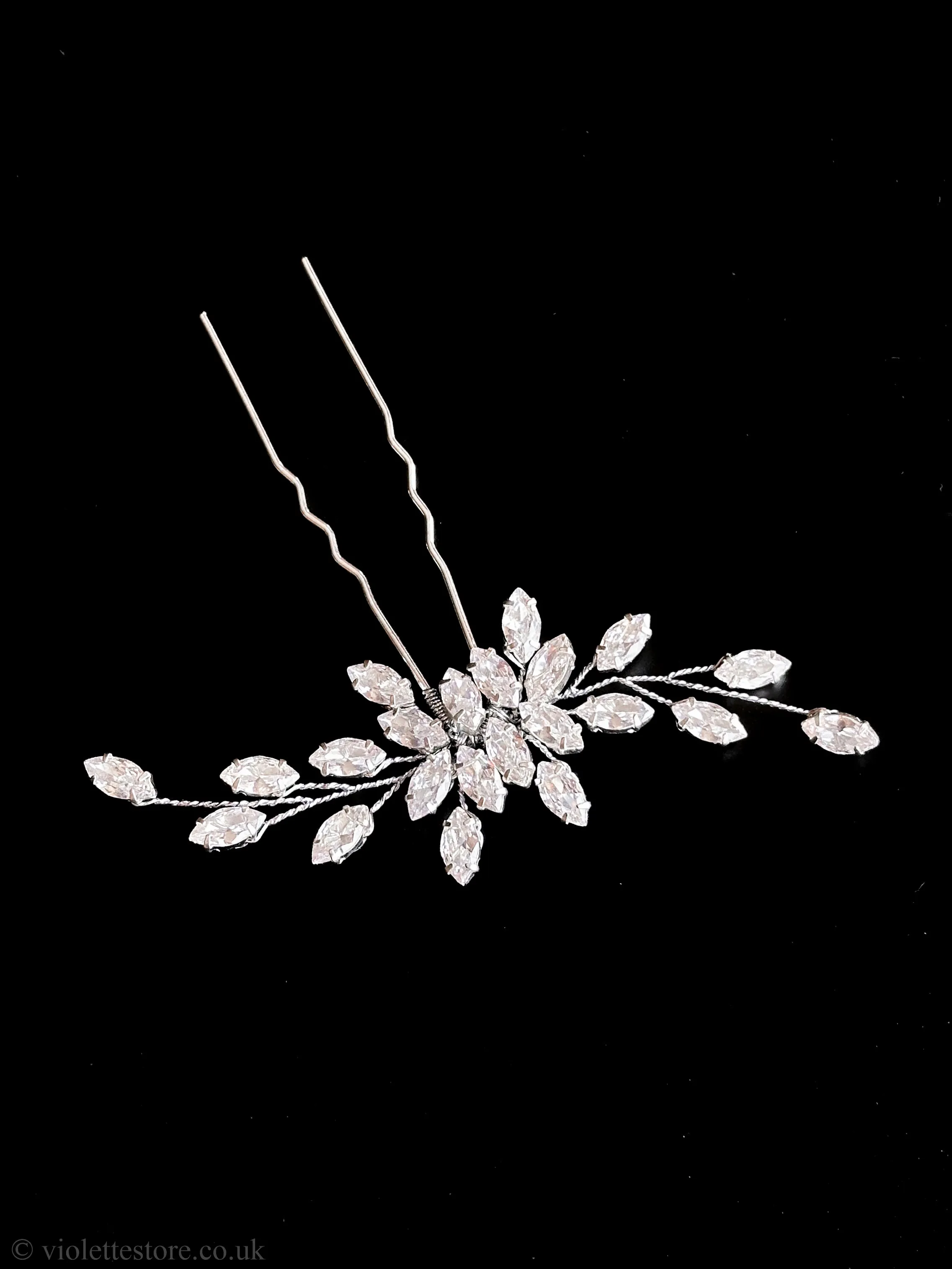 Cubic Zirconia Hair Pins
