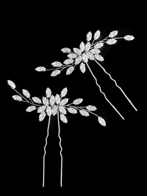 Cubic Zirconia Hair Pins