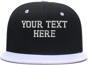 Custom Team Snapback Personalized Embroidered Hip Hop Flat Brim Baseball Hats