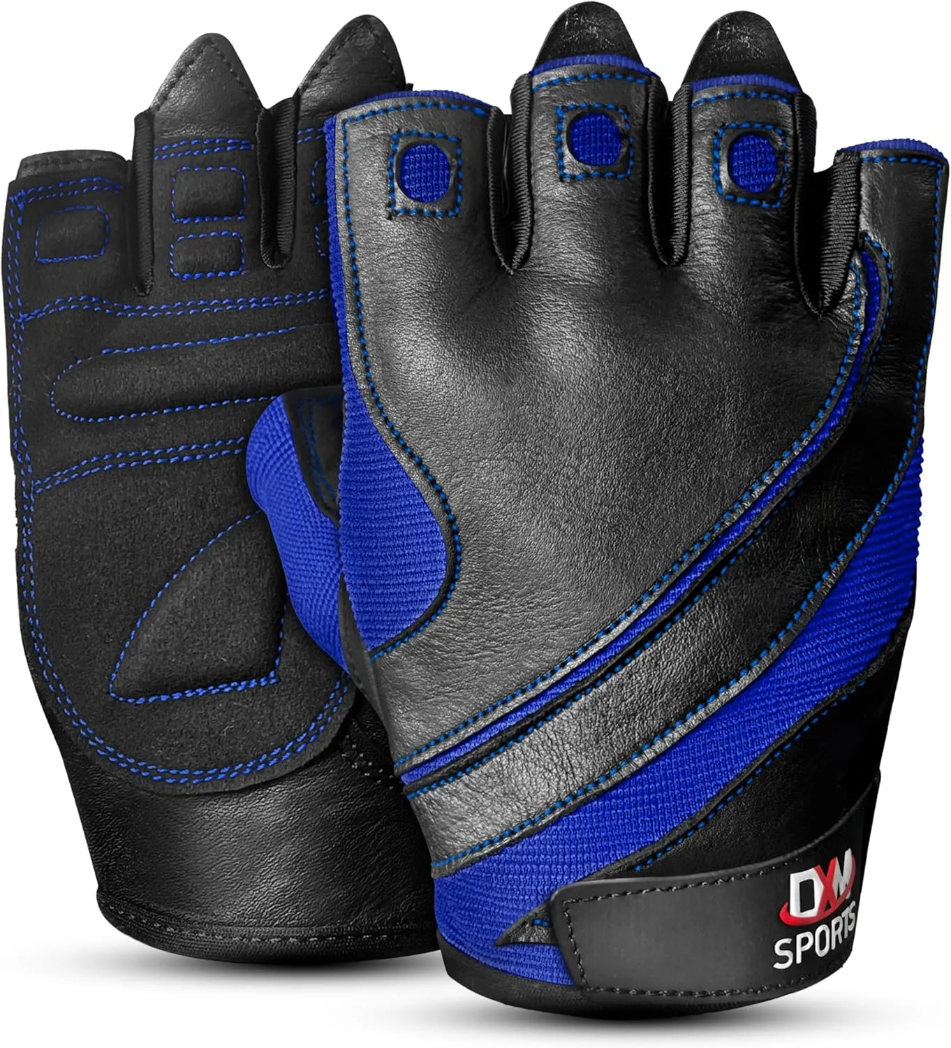 DXM SPORTS Workout Gloves for Men, Gym Weight Lifting Gloves with Wrist Support - Breathable, Anti-Slip Gloves for Exercise, Fitness, Cycling, Training, Outdoor Sports