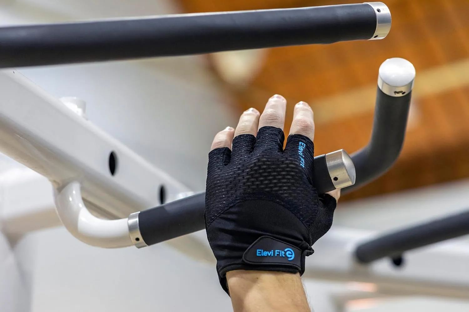 Elevi Fit Workout Gloves for Men & Women, Full Palm Protection Weight Lifting Gloves with Non-Slip Silicone Pads, Lifting Gloves for Gym Training, Exercise, & Cycling with Adjustable Wrist Closure