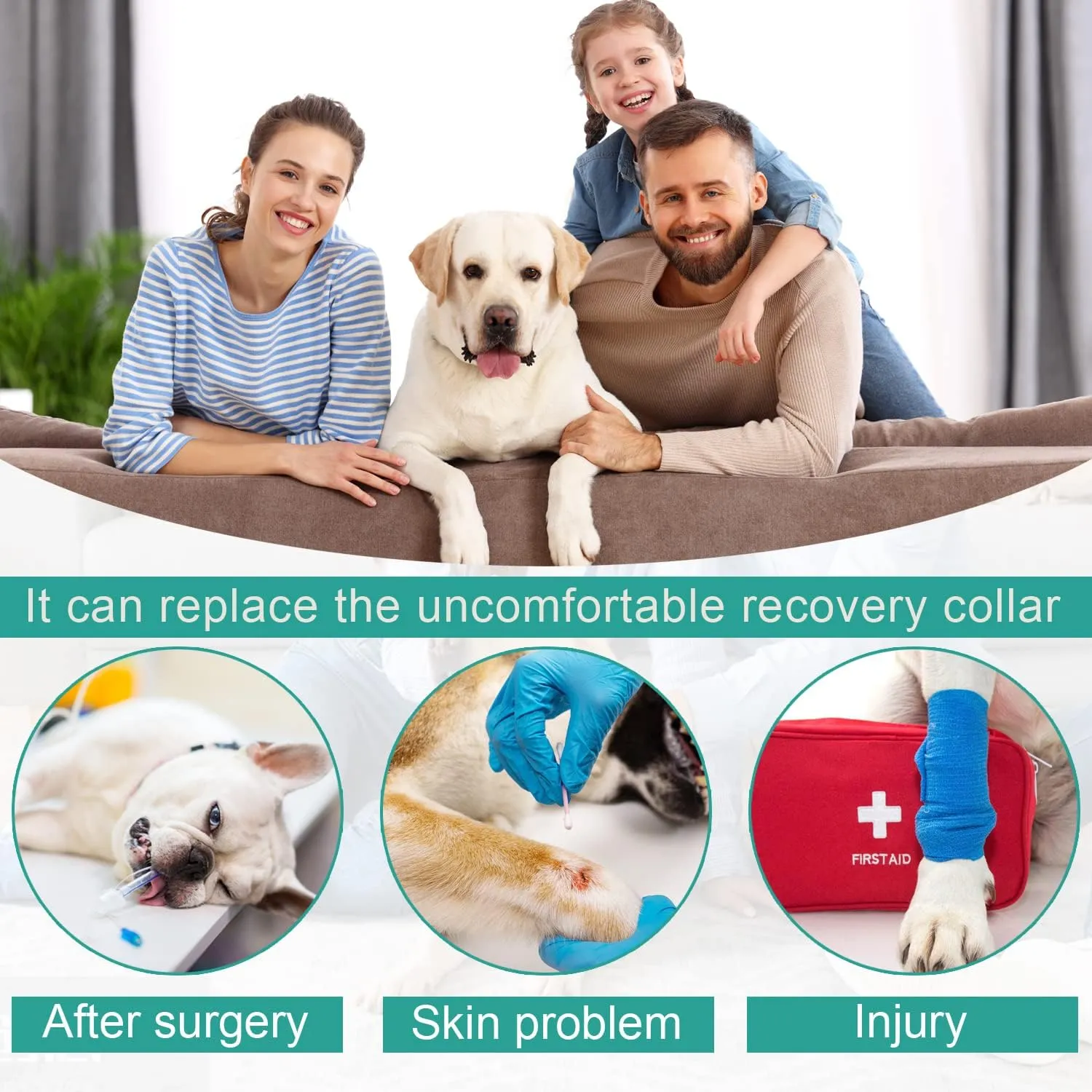 Etdane Dog Onesie for After Surgery Pet Surgical Recovery Suit Anti Shedding Bodysuit Long Sleeve Claming Pajamas with Legs for Female Male Dog (XXX-Large, Pink)