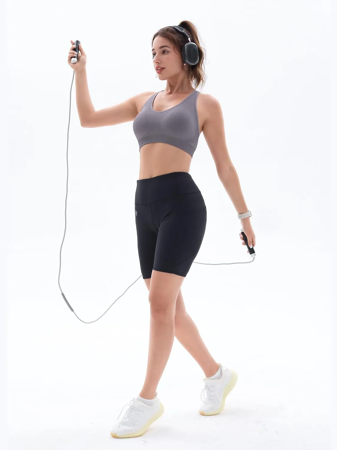 FITTIN Sports Bras for Women Padded: Adjustable Straps Cross Back Seamless Bras Pack for Workout Yoga Jogger Bodybuilder