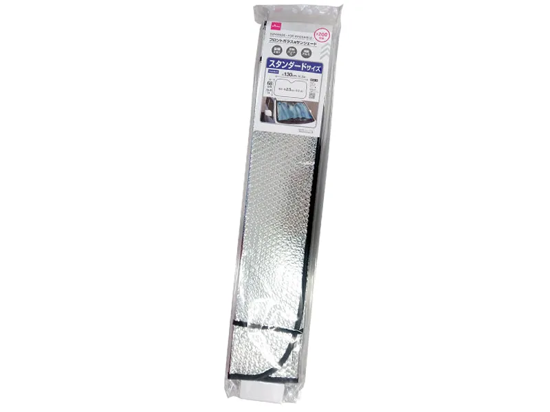 Front Windshield Sunshade Standard Double Sided Aluminum 130X68Cm