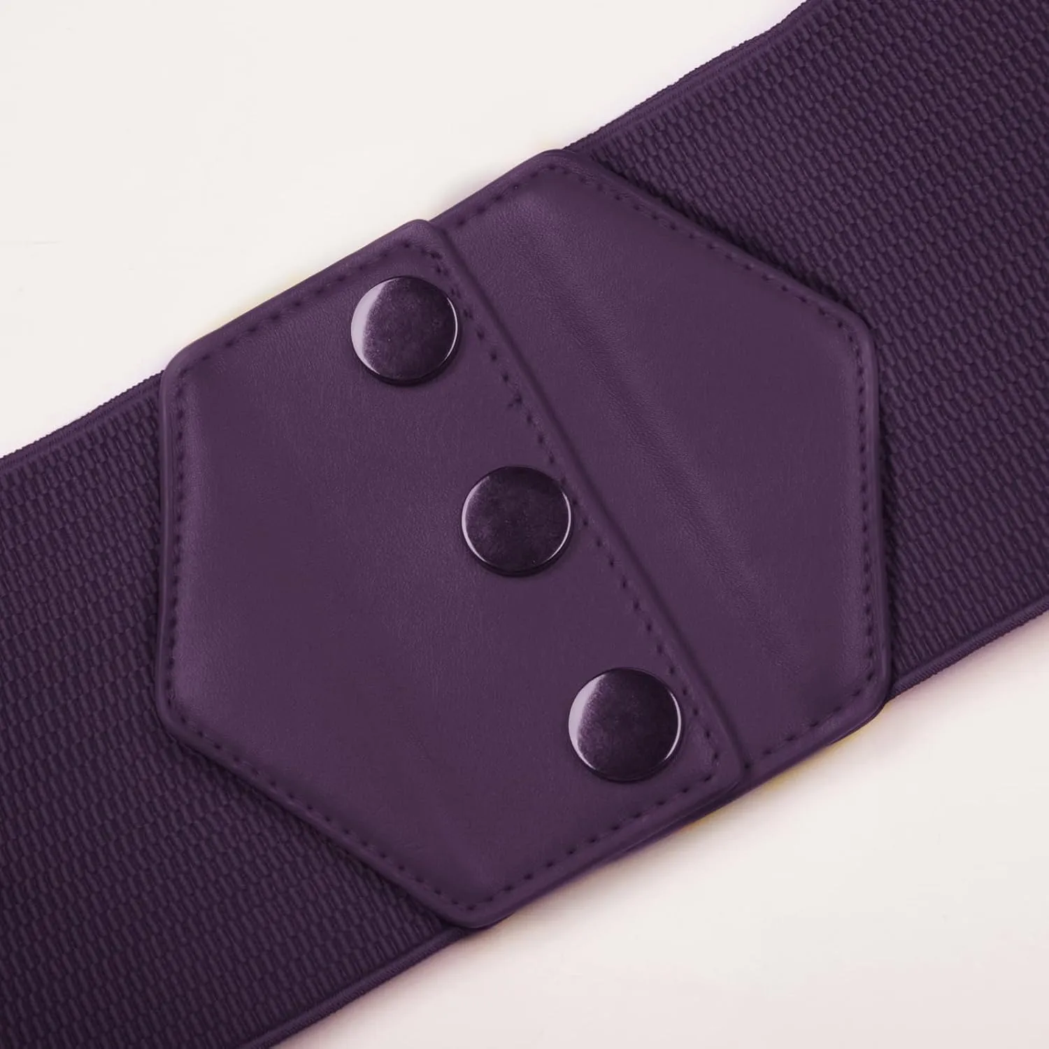 GRACE KARIN Women's Snap-Button Corset Belt Wide Elastic Belts for Dress Stretchy Waistband