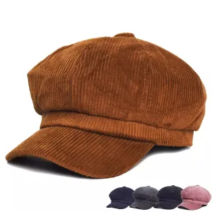 Hadot Corduroy Newsboy Cap