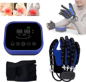 Hand Rehabilitation Robot Gloves,Stroke Hemiplegia Recovery Trainer Equipment,Rehab Robotic Glove (Right Hand-XL)