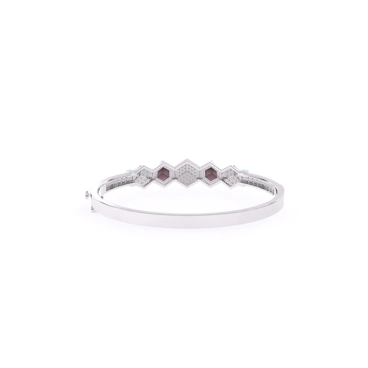 Impressive Round Cluster Diamond Bracelet