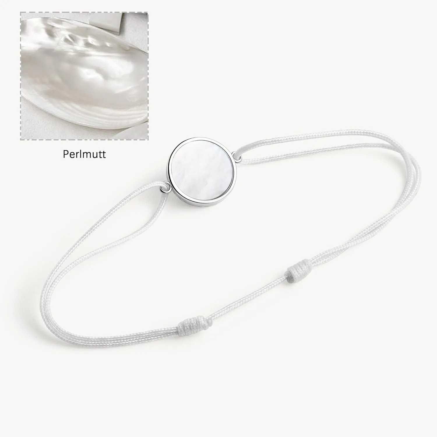 JENDEAR AAA Natural Gemstone Ankle Bracelet for Women with 18K Gold-plated in 925 Sterling Silver
