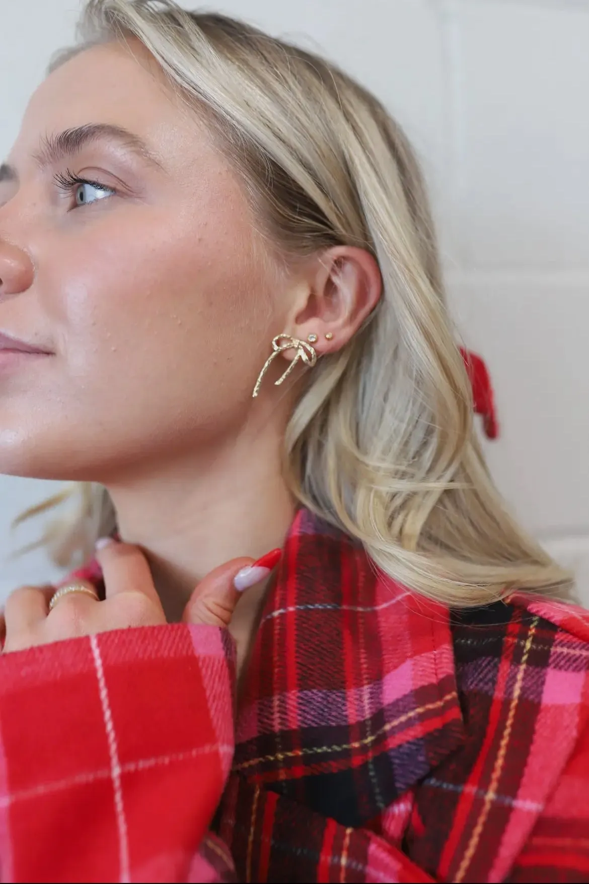 kaxi mini bow earrings