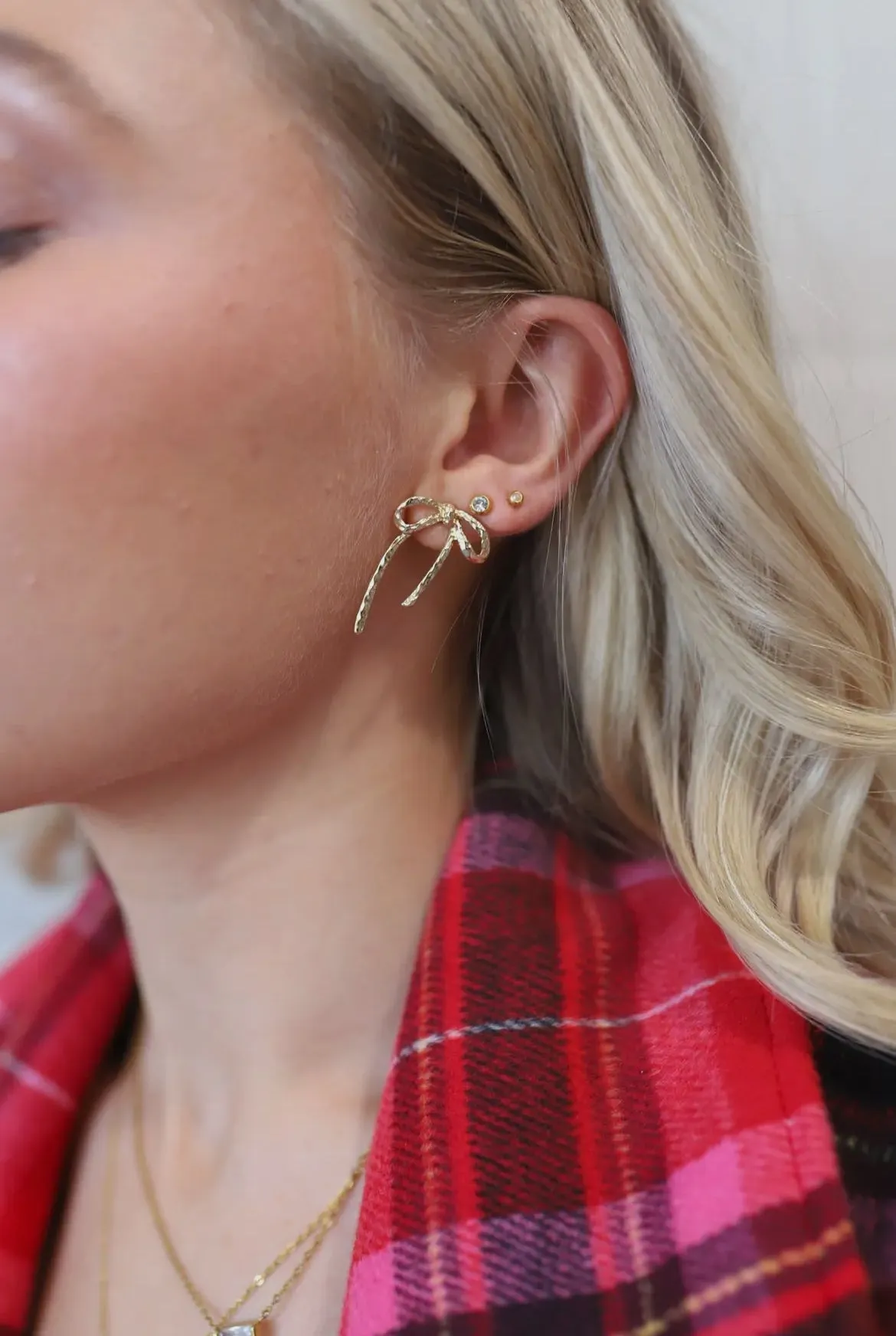 kaxi mini bow earrings