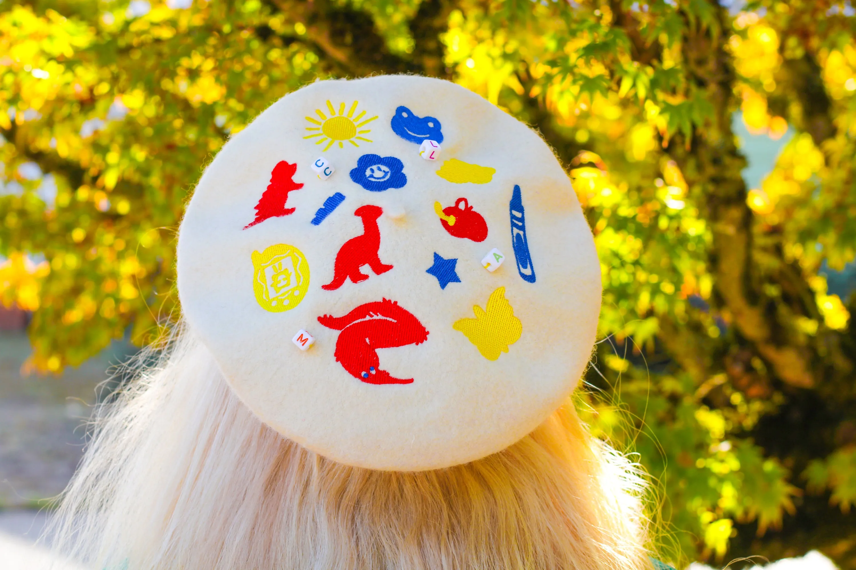 KIDCORE Customizable Embroidered Beret!