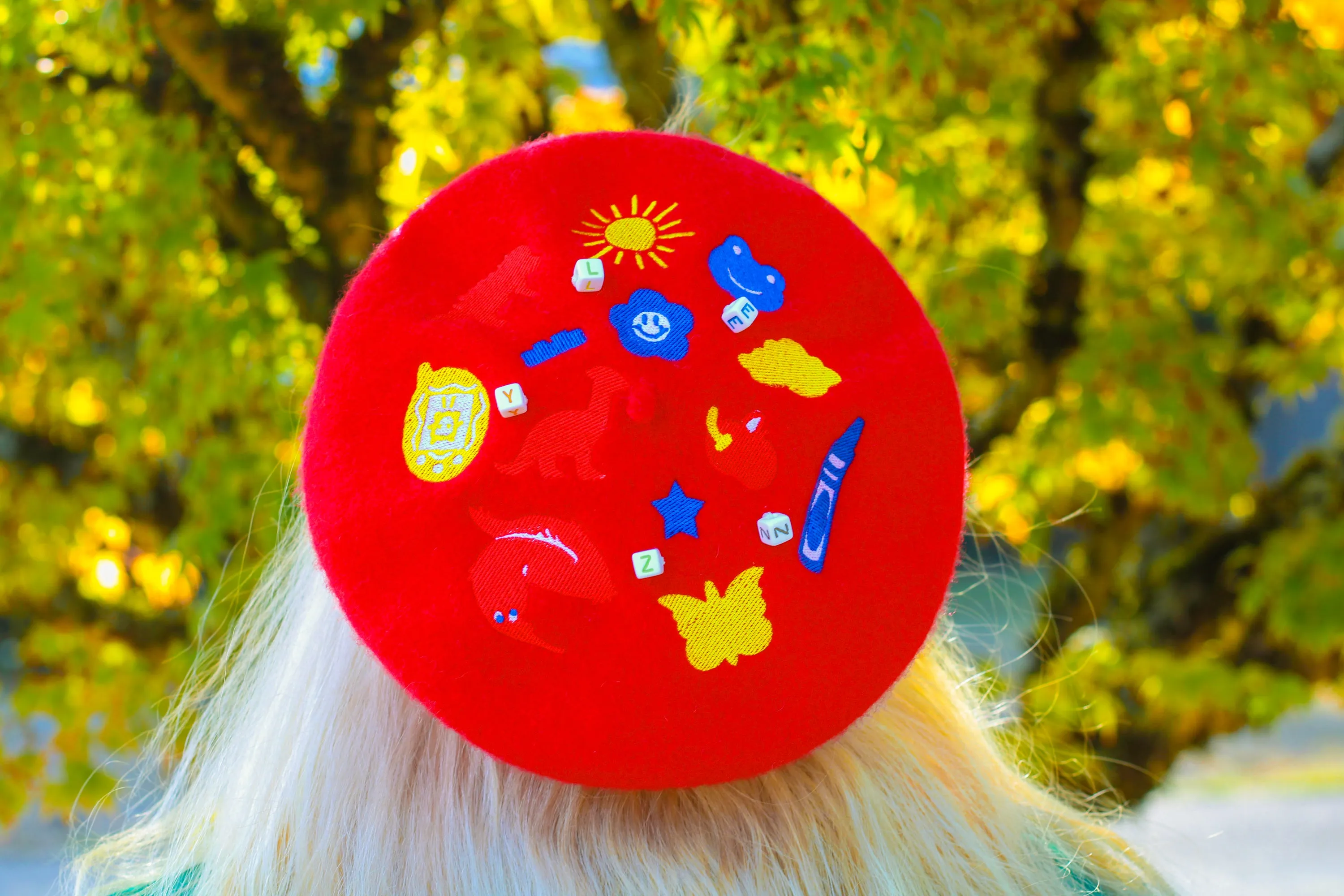 KIDCORE Customizable Embroidered Beret!