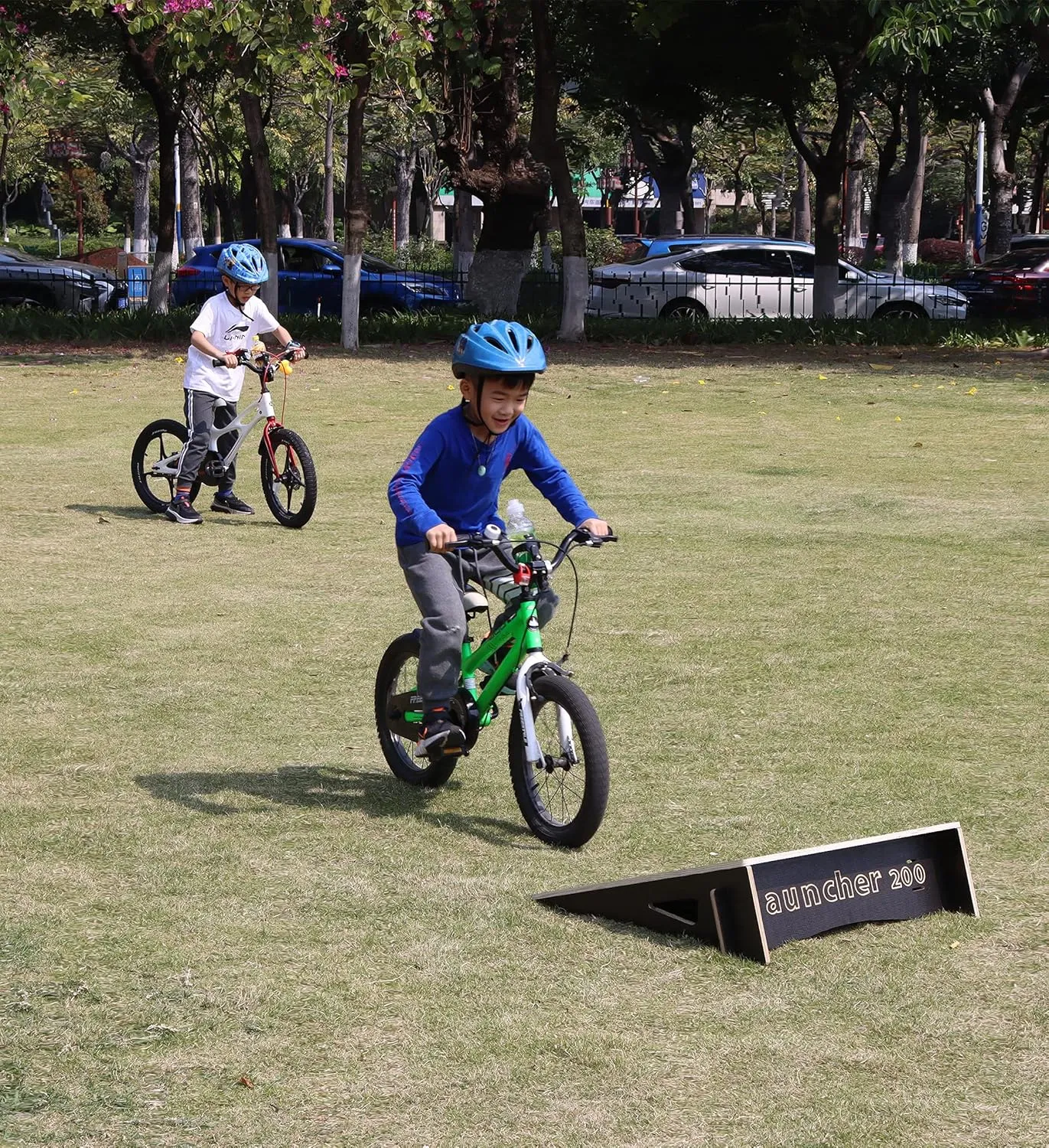 Kids Skateboard & Bike Ramp - BMX, Scooter, RC Car & Dirt Bike Ramps with Jumps