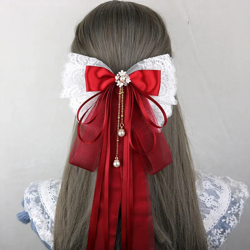 Long Tail Bow Hair Pin AD21164