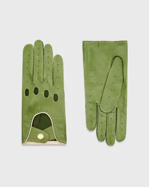 Marlene Green Driving Leather Gloves