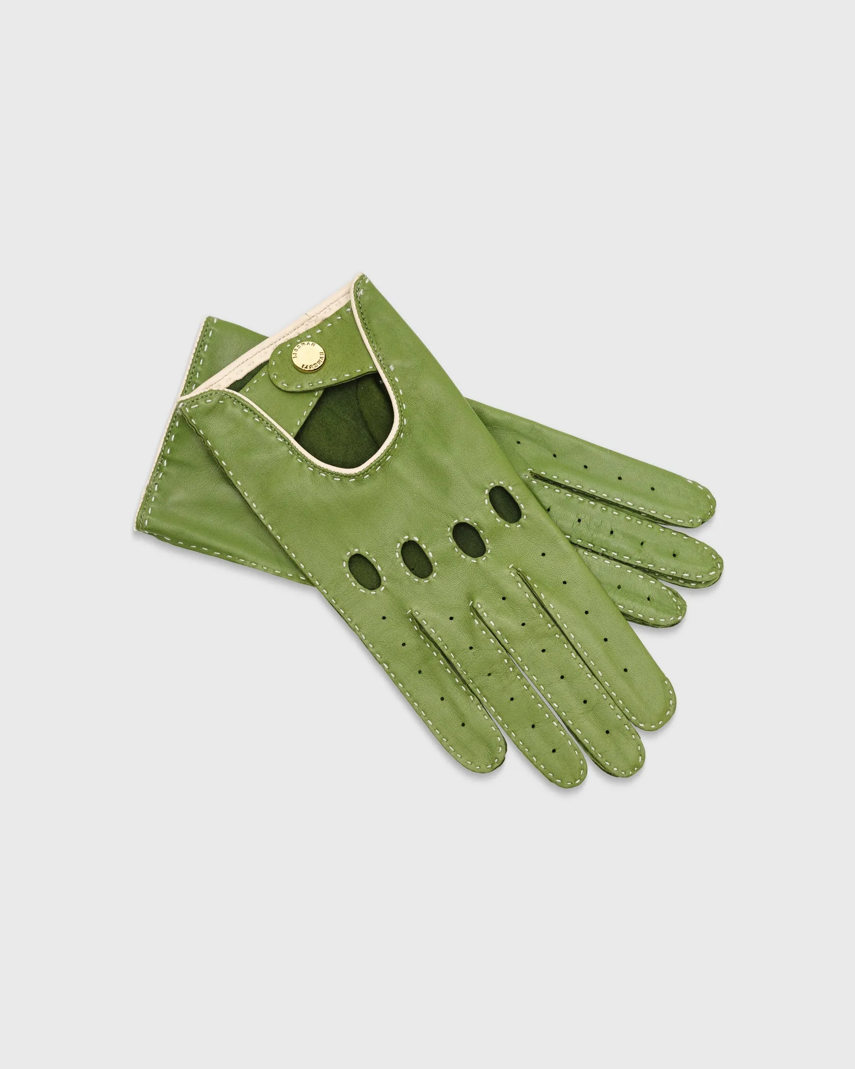 Marlene Green Driving Leather Gloves