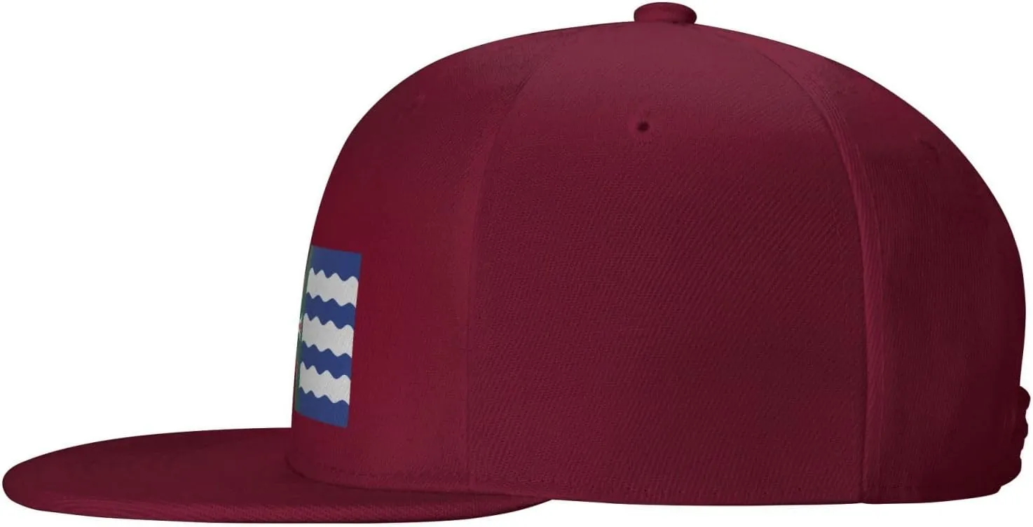 Mayaguez-Flag Trucker Hat for Men Snapback Hats Baseball Cap Flat Brim Hats