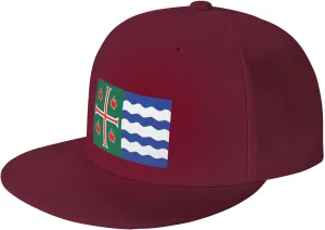 Mayaguez-Flag Trucker Hat for Men Snapback Hats Baseball Cap Flat Brim Hats
