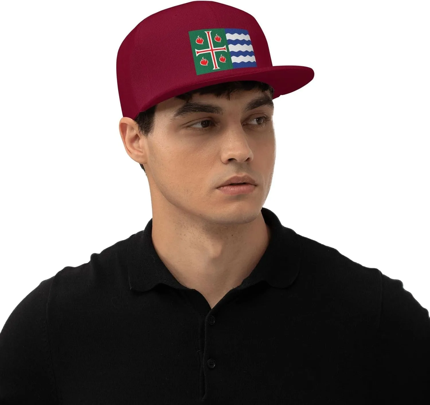 Mayaguez-Flag Trucker Hat for Men Snapback Hats Baseball Cap Flat Brim Hats