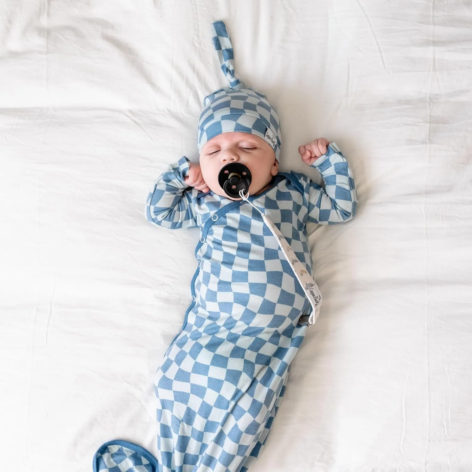 Newborn Knotted Gown "Miles" by Copper Pearl