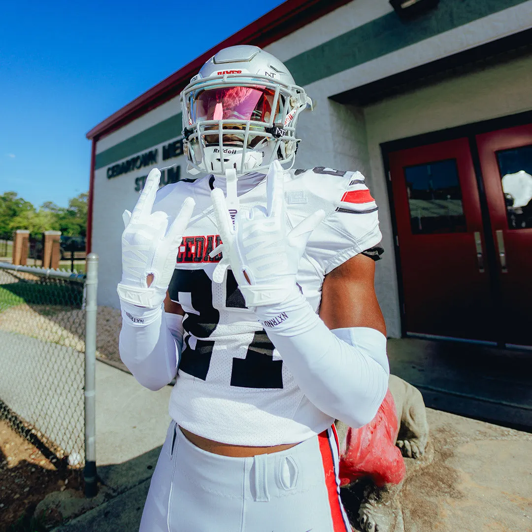 NXTRND VZR3® Football Visor Clear Red